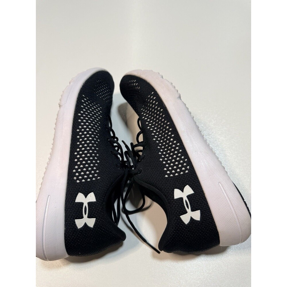 Under Armour Rapid Athletic Shoe Black / White Style 1297452-001 S 8.5  Women